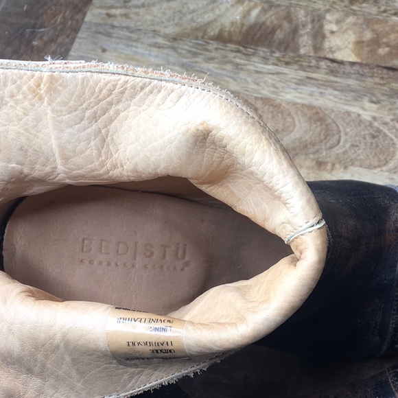 Women’s Bed Stu Distressed Brown Ankle Boots Size 8.5 - Picture 6 of 9